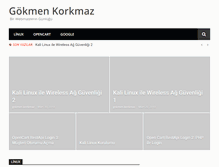 Tablet Screenshot of gokmenkorkmaz.com